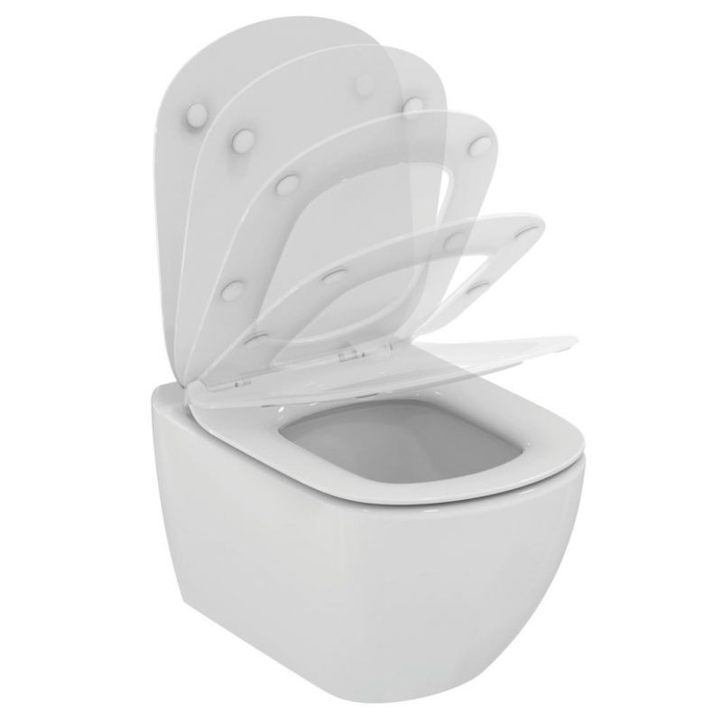 VAS WC TESI SUSPENDAT AQUABLADE, 53.5X36.5, FIXARE COMPLET ASCUNSA